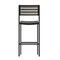 Flash Furniture All-Weather Patio Bar Stool with Gray Wash Slats XU-DG-HW6036B-GY-GG - alternate 10